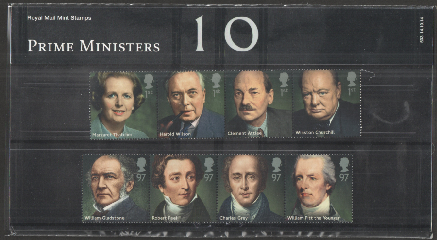 (image for) 2014 Prime Ministers Royal Mail Presentation Pack 503